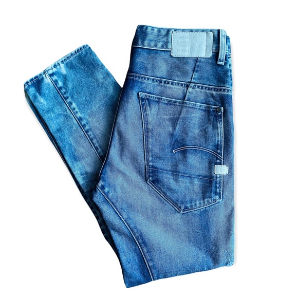 💙G-STAR RAW FOR THE OCEANS TYPE C 3D Super Slim Distressed Jeans - Picture 2 of 9